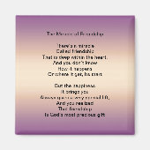 Het wonder van vriendschap magneet (Voorkant)