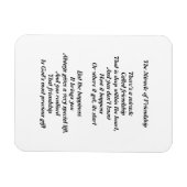 Het wonder van vriendschap magneet (Horizontaal)