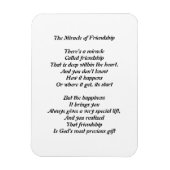 Het wonder van vriendschap magneet (Verticaal)