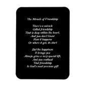 Het wonder van vriendschap magneet (Verticaal)