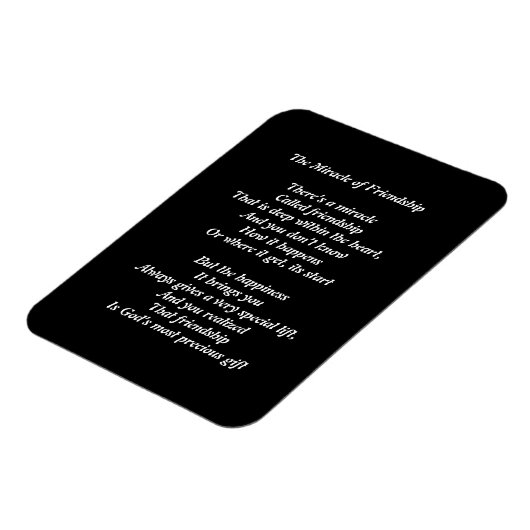 Het wonder van vriendschap magneet (Linkerzijde)