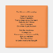 Het wonder van vriendschap magneet (Voorkant)