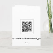 Het wonder van vriendschap Wenskaart Kaart (Achterkant)