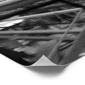 "Het Wonder Wheel B&W" Poster (Hoek)