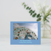 Het Wonder Wheel (Coney Island, NY) briefkaart (Staand voorkant)