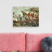 Het wonderbaarlijke ontwerp van de visserij (carto canvas afdruk (Insitu (Woonkamer))