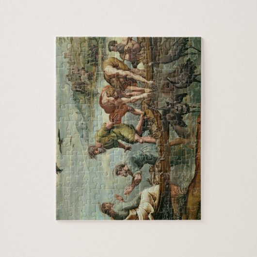 Het wonderbaarlijke ontwerp van de visserij (carto legpuzzel (Verticaal)