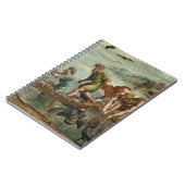 Het wonderbaarlijke ontwerp van de visserij (carto notitieboek (Linkerzijde)