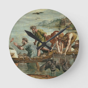 Het wonderbaarlijke ontwerp van de visserij (carto ronde klok