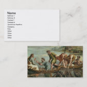 Het wonderbaarlijke ontwerp van de visserij (carto visitekaartje (Voorkant / Achterkant)