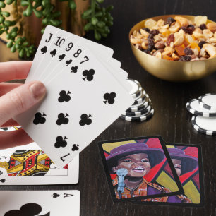 Het wonderkind schilderij van Alfred Fox Pokerkaarten