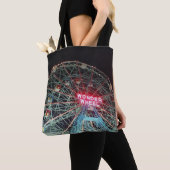 Het wonderwiel bij nacht tote bag (Dichtbij)