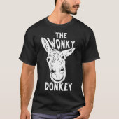 Het Wonky Donkey Funny Donkey Lover Boerderij Dier T-shirt (Voorkant)