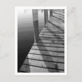 Het Wooden Boat Dock-Briefkaart Briefkaart