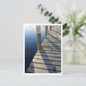 Het Wooden Boat Dock-Briefkaart Briefkaart (Staand voorkant)