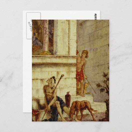 Het Woonrijke rijk en het Arme Lazarus Briefkaart (Voorkant / Achterkant)