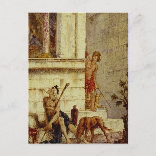 Het Woonrijke rijk en het Arme Lazarus Briefkaart (Voorkant)