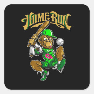 Het woord donder staat er op vierkante sticker