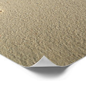 Het woord 'Hope' zand geschreven op het strand met Poster (Hoek)