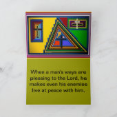 Het WOORD in Scriptured- WENSKAARTEN Kaart (Binnen)