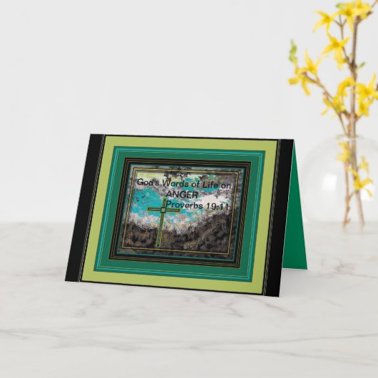 Het WOORD in Scriptured- WENSKAARTEN Kaart (Gele Bloem)