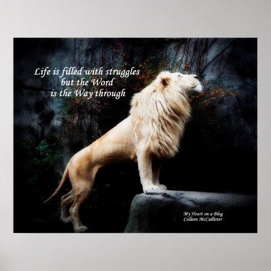 Het woord is de weg door Poster (Voorkant)