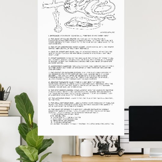 Het Woord Mines Poster (Thuiskantoor)