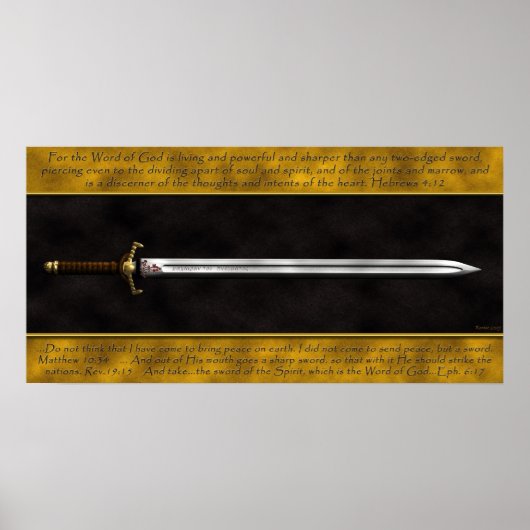 Het woord poster (Voorkant)