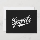 Het woord sport Een grappig ironisch ontwerp dat S (Voorkant)