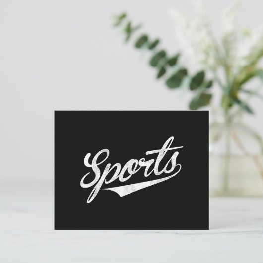 Het woord sport Een grappig ironisch ontwerp dat S (Staand voorkant)