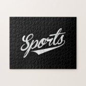 Het woord sport Een grappig ironisch ontwerp dat S Legpuzzel (Horizontaal)