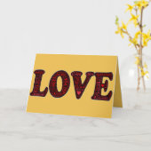 Het woord van de LIEFDE en de verwezenlijking van Kaart (Gele Bloem)