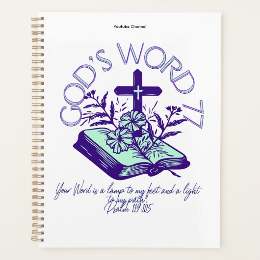 Het Woord van God 77 Psalm Schriftuur Planner (Voorkant)