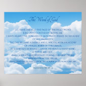 Het Woord van God Gedicht Poster (Voorkant)