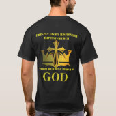 Het woord van God plaatsen T-shirt (Achterkant)