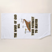 Het Woord van God zal strandlaken verlichten (Voorkant)