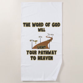 Het Woord van God zal strandlaken verlichten