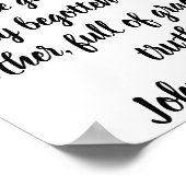 Het woord werd vruchtbaar en bewusteloos onder ons poster (Hoek)