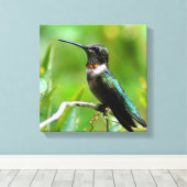 Het woord wordt gedempt! canvas afdruk (Insitu (Houten vloer))