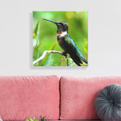 Het woord wordt gedempt! canvas afdruk (Insitu (Woonkamer))