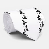 Het woordjudo in Kanji Japans letterschrift Stropdas (Opgerold)