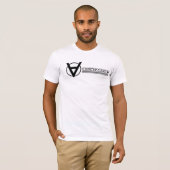Het woordsymbool van de vrijwilligers t-shirt (Voorkant volledig)