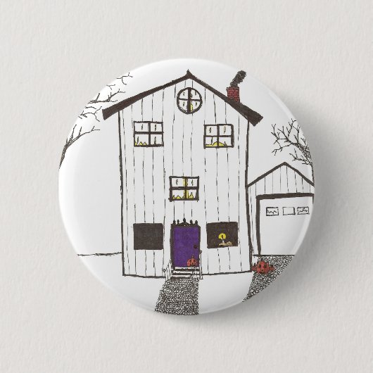 Het woordvoerderhuis ronde button 5,7 cm (Voorkant)