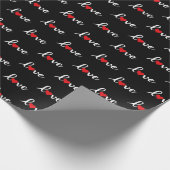 Het Word Love Wrapping Paper Cadeaupapier (Hoek)