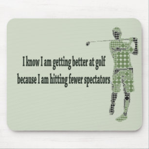 Het worden beter bij Golf Muismat