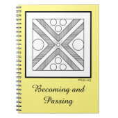 Het worden en passeren ter ere van Nell’s Zuster Notitieboek (Voorkant)