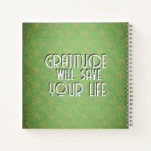 Het worden Grateful Gratitude Journal Notitieboek (Achterkant)