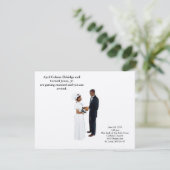 Het worden Husband en Wife Kaart (Staand voorkant)