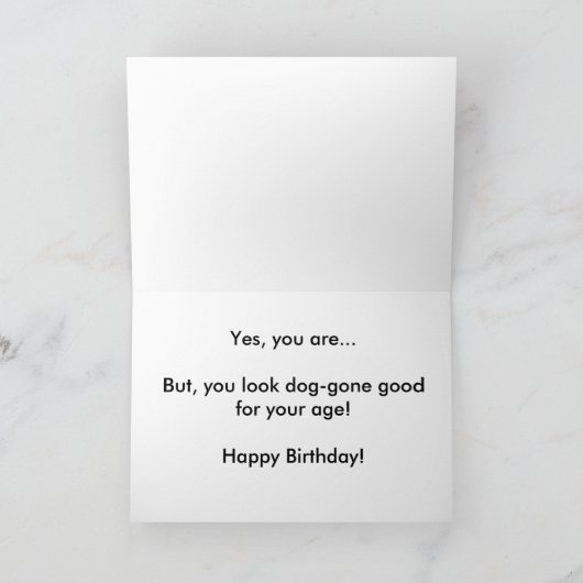 Het worden Oud? Kaart (Binnen)