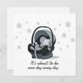 Het wordt Arm Day elke dag grappige baby Kaart (Voorkant / Achterkant)